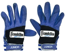 Ken Griffey Jr Dual Auto Circa 1990 Era Game Used Franklin Junior Batting Gloves