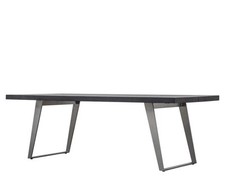Gallery Newington Large Dining Table 220cm in Black New In Box Rrp £1599