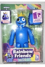 Rainbow Friends Blue Posable Action Figure 5" Series 1 PhatMojo Brand New In Box