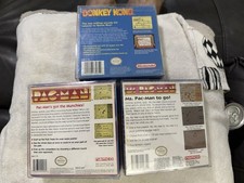 Gameboy In Box Lot Donkey Kong, Pac-Man