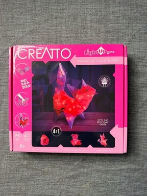Creatto Starlight Kitty & Cutie Crew Light-Up 3D Crafting Kit