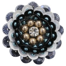 MIYUKI Haute Couture Bead Embroidery 3D Flower Brooch HCK-001