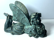 FLOWER FAIRY GARDEN ORNAMENT STATUE FIGURE WHIMSICAL COTTAGE