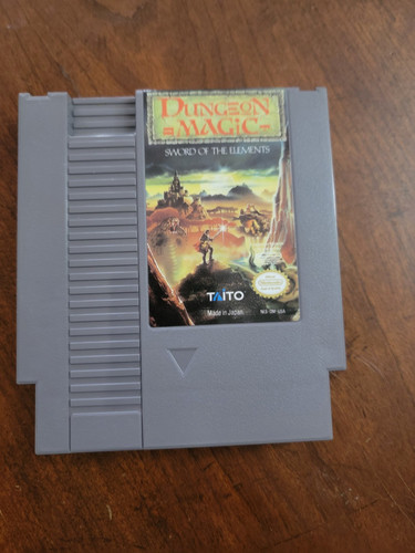 Dungeon Magic: Sword Of The Elements (NES Nintendo Entertainment System, 1990)