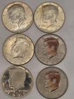 Lot Of 6 Kennedy Half Dollars , 3-1964, 2-1996 Colored, And 1979 s Proof Coin