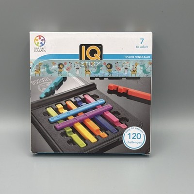 Smart Games, IQ Stixx, Logikspiel für 1 Spieler, 120 Spiele, Neu (S118)