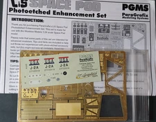Paragrafix SPACE POD PHOTO-ETCHED ENHANCEMENT SET PGX103 Sci-Fi Model Add-On