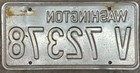 1968 Base Washington License Plate - Trailer — photo 2