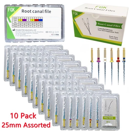 60pc/10pk 25mm SX-F3 Files