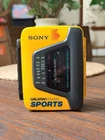 VINTAGE Sony Sports Walkman WM-AF59 AM/FM Radio Cassette Player Tape WORKS MINT