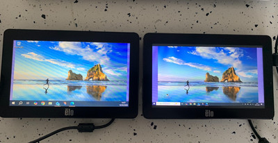 2 x ELO ET0702L 7'' Touchscreen Monitore 800x48 60Hz Teilenummer E796382