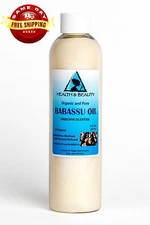 BABASSU OIL ORGANIC COLD PRESSED by H&B Oils Center PREMIUM 100% PURE 8 OZ