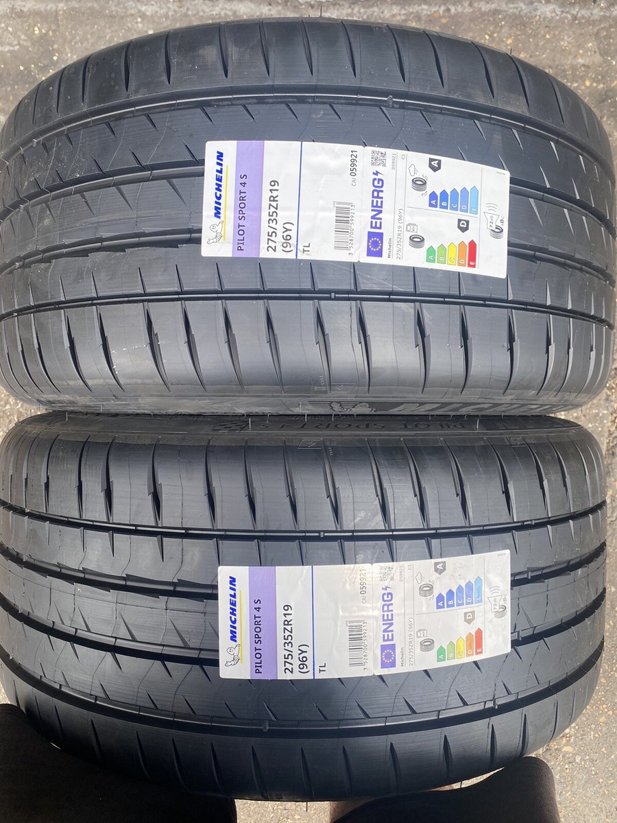2x 275.35.19 Michelin Pilot Sport 4s 2753519 275 35 19 96Y XL NEW 