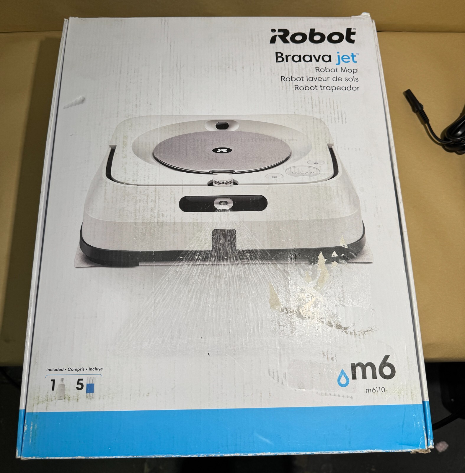 iRobot Braava Jet m6 6110 Robot Mop Floor Spray Cleaner Smart Wi-Fi #690