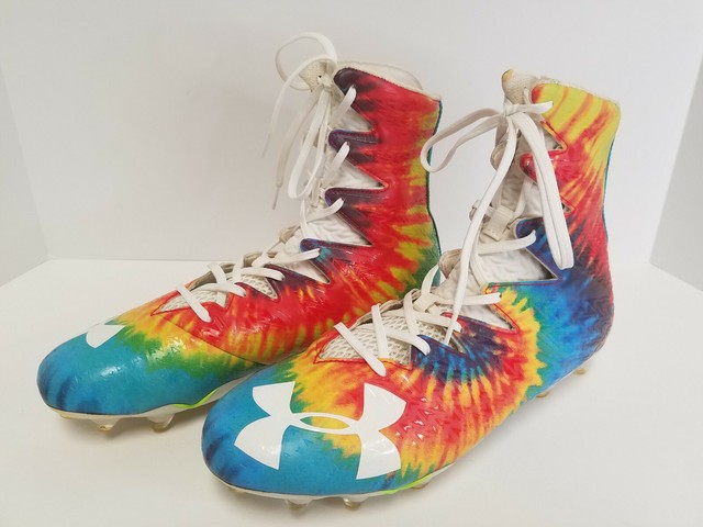 tie dye under armour cleats