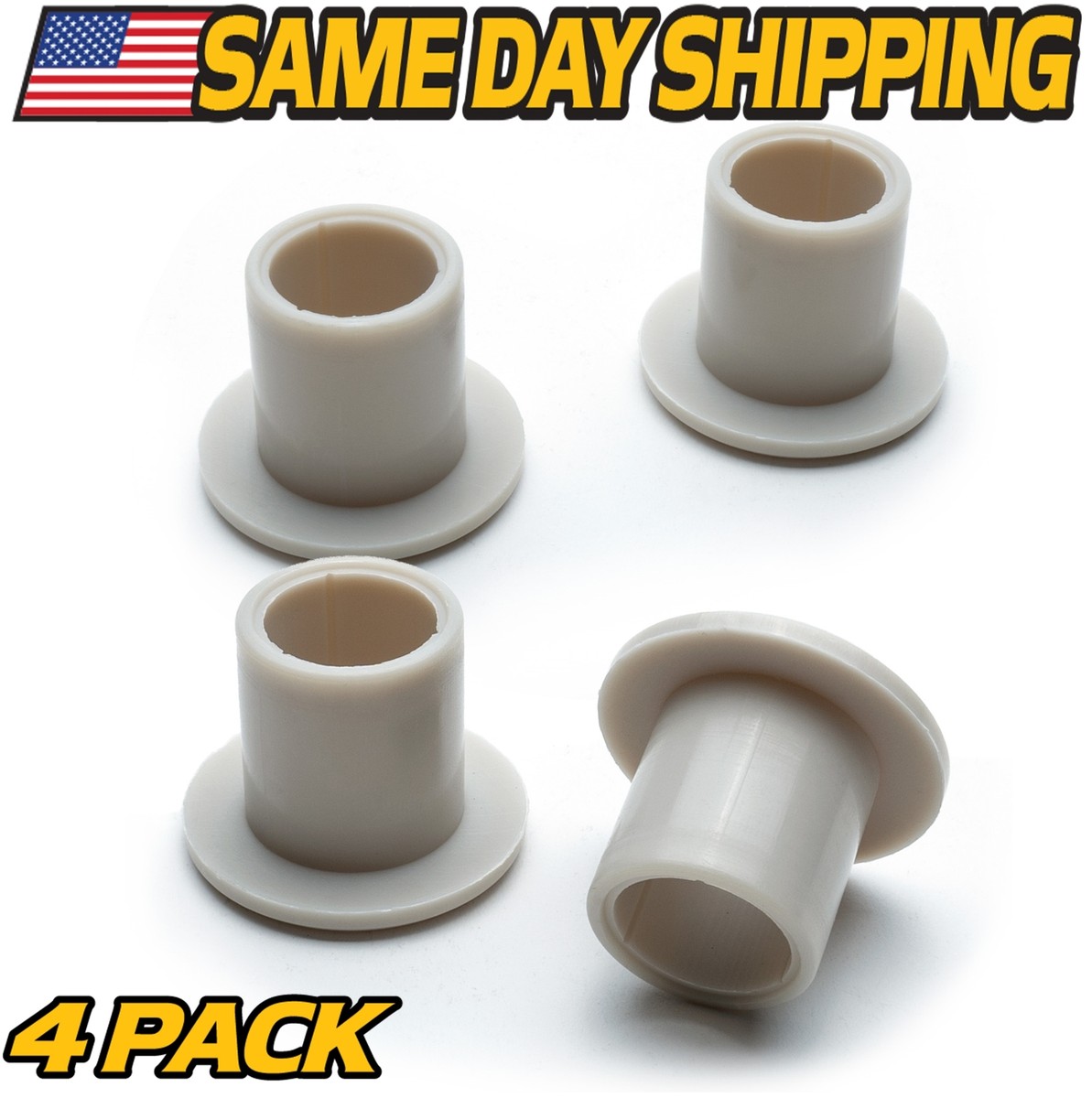 4 Pack) Front Wheel Bushing for 741-05094 MTD Cub Cadet Troy-Bilt