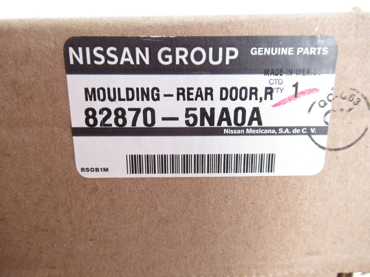 Genuine Nissan Infiniti 82870-5NA0A Passenger RH Rear Lower