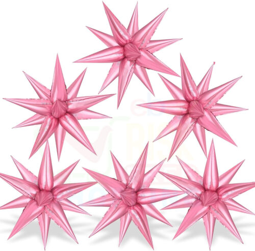 StarBurst Star Explosion Spike Foil Balloons Cone Foil Balloon Xmas Party Decor - Picture 8 of 14