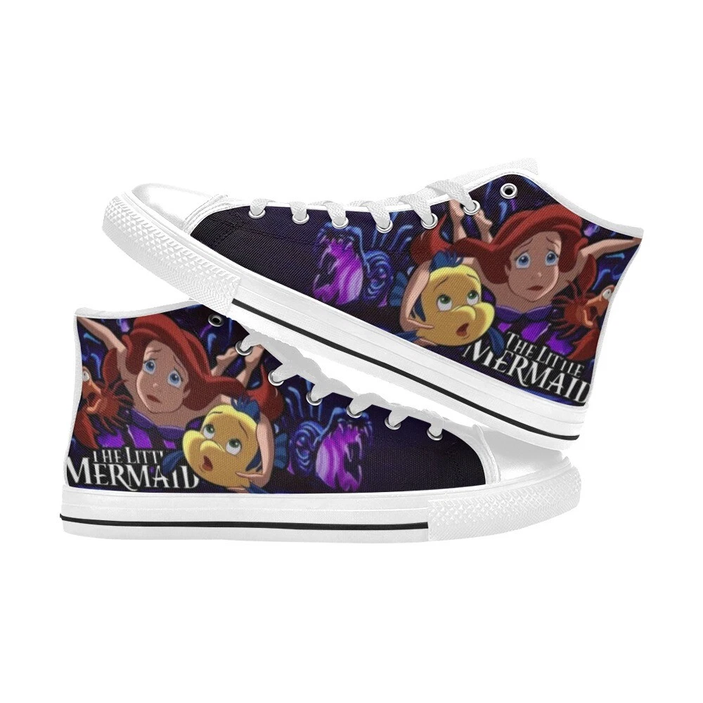 The Little Mermaid High Top Shoes Sneakers