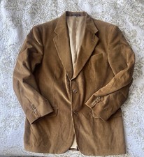 Lands End Blazer Men's 42R Brown Corduroy Sport Coat Jacket