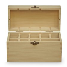 Bamboo Storage Box for JSP 10k 14k 18k 22K 24K Gold Silver Jewelry Testing Acids