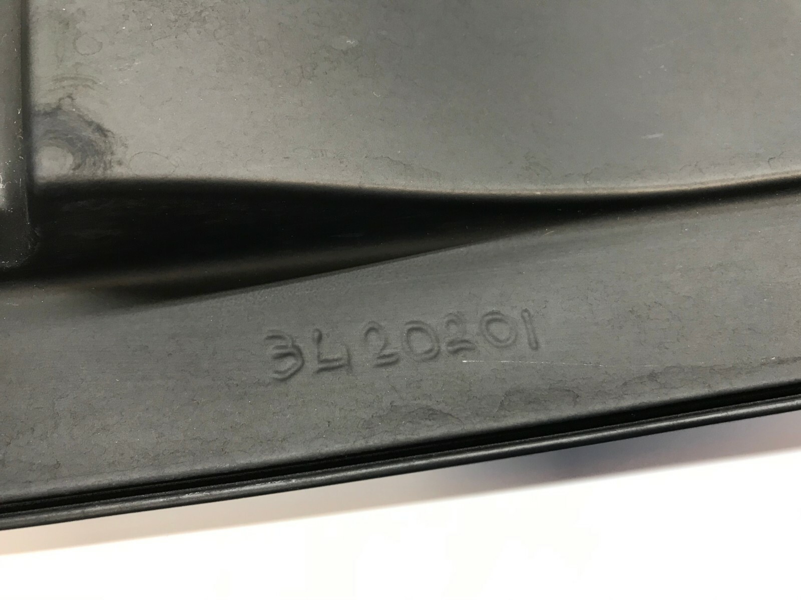 LAMBORGHINI AVENTADOR DRIVER LEFT LH SIDE BAT WING AIR GUIDE MATT OEM 470119263B