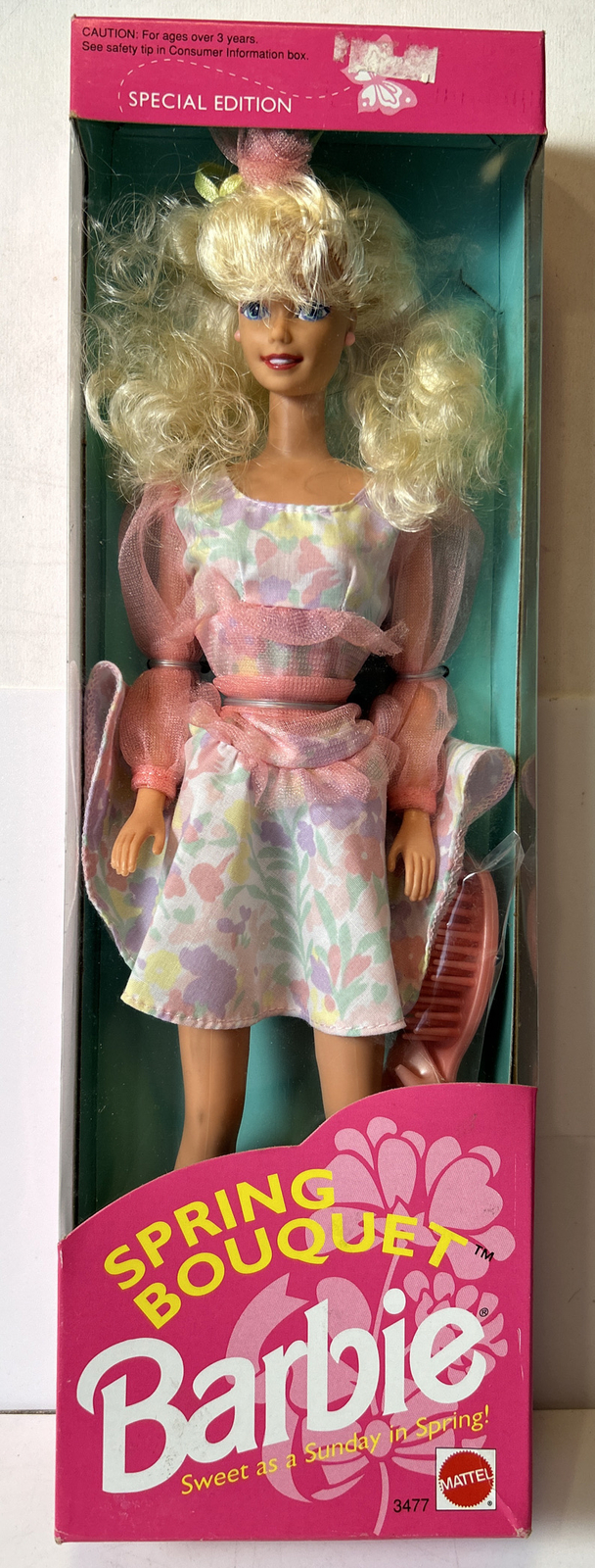 Spring Bouquet Barbie Doll 1992 Mattel Special Edition NEW NRFB MIB VTG #3477