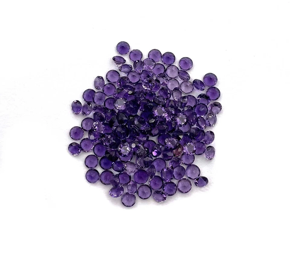 Natural Scapolite Round Cut Loose Gemstone Lot 104 Pcs 3 MM 11 CT - Image 3 of 4