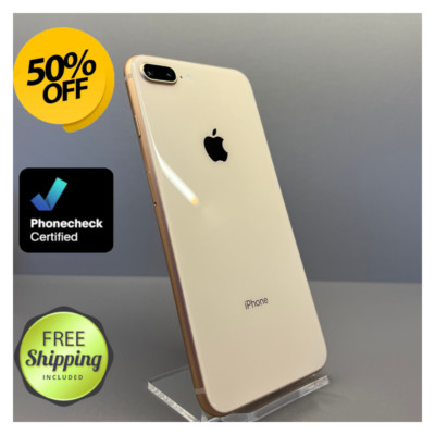 Apple iPhone 8 Plus 64GB - Unlocked (Red, Gold, Silver, Space Gray)