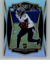 2020  Panini Select Darrynton Evans 178  Premier Level Titans Silver Prizm