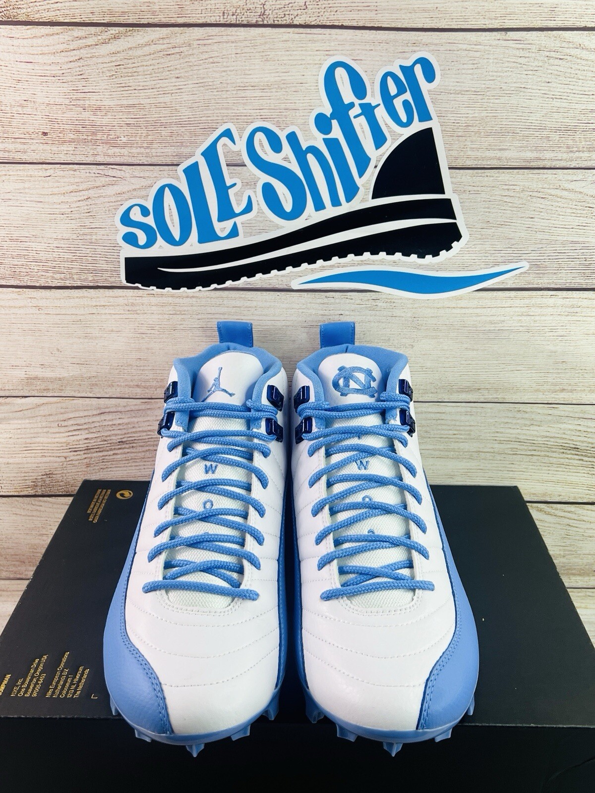 JORDAN 12 ALPHA 3 PE *UNC TAR HEELS* FJ6210-144 SIZE 15 NIB **RARE** image 3