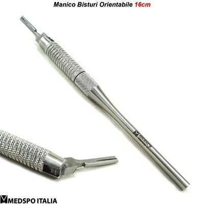 MEDSPO® Portalame per Bisturi Orientabile Porta Lame Manico per Lame Coltello da taglio