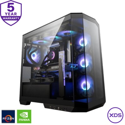 Ultimate Gaming PC AMD Ryzen 9 9900X3D, 16GB RTX 5080, 64GB DDR5, 2TB M.2 SSD