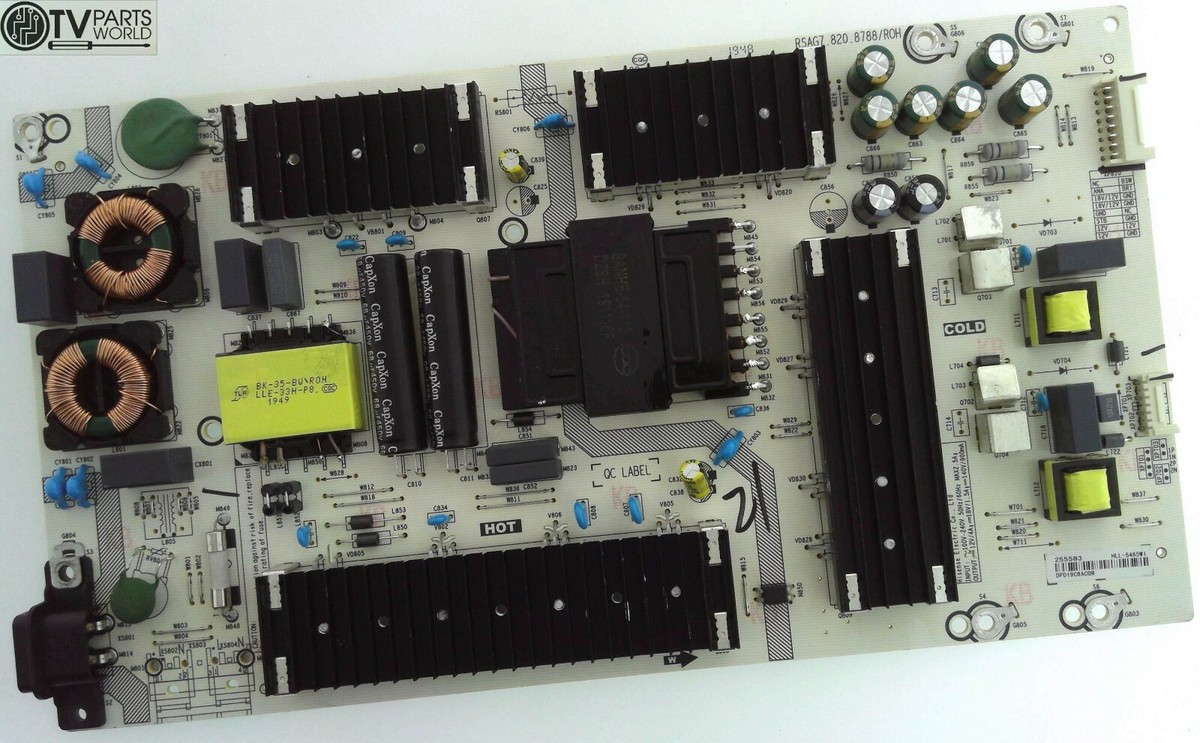 Hisense 65R6E1 TV Genuine Original OEM Power Supply Board 255583