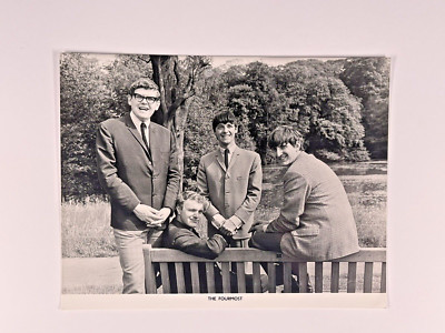 The Fourmost Photograph Original Black And White Press Promotion July 3rd 1965