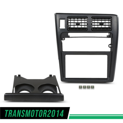 Fit For 95-97 Toyota Tacoma Dash Center Air Vent Radio Bezel Trim w/ Cup Holder
