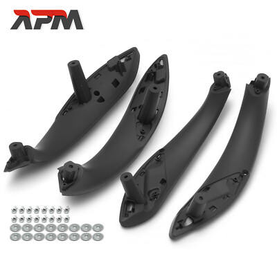 4x Türgriff Innenausstattung Schwarz Vorne Hinten Links Rechts für BMW F31 F30