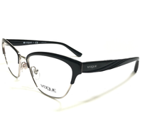Vogue Brillengestell VO4033 352 Schwarz Silber Cat Eye Vollrand 53-17-140