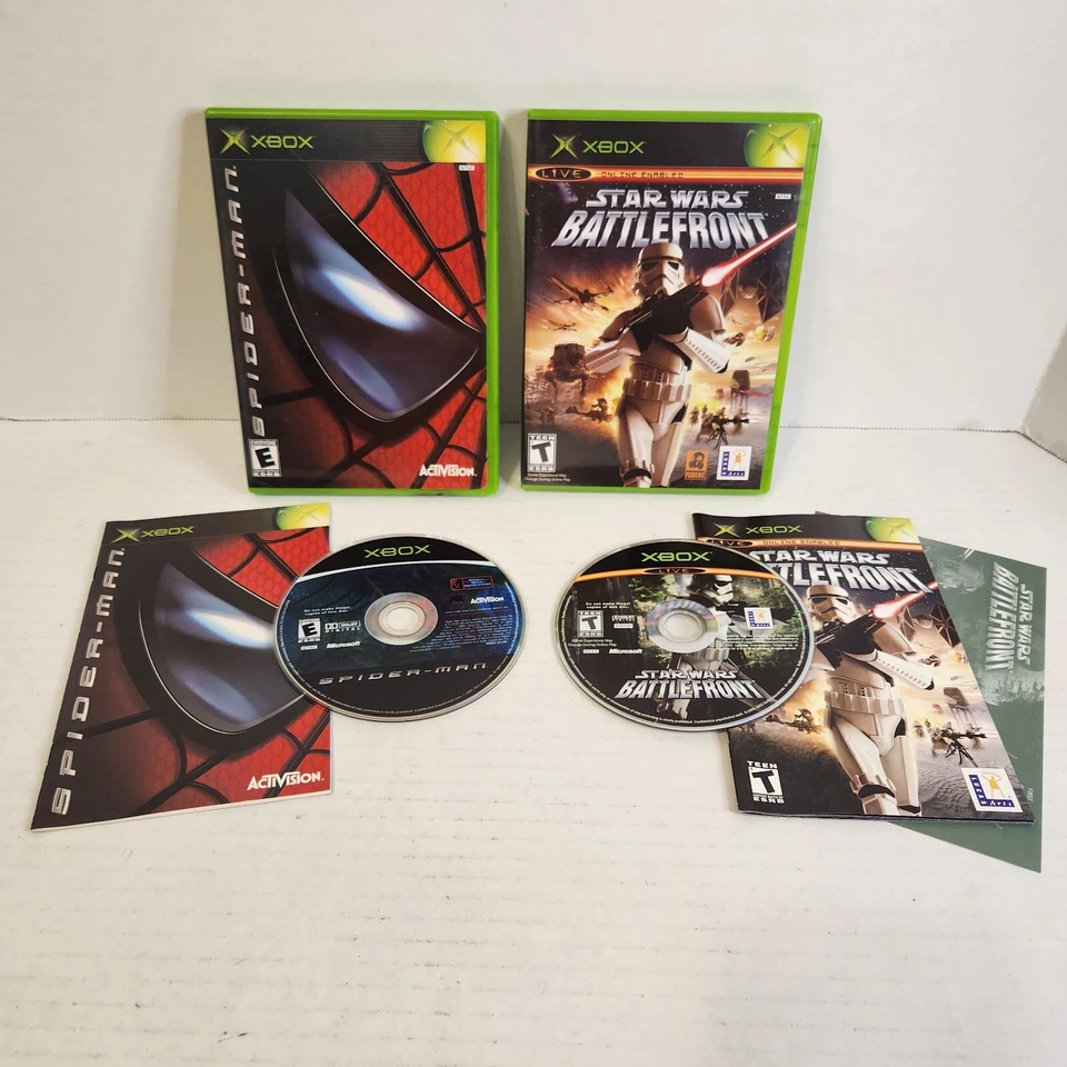 Lot of 17 ORIGINAL XBOX Video Games: GTA, Spider-Man, Star Wars, NCAA + *TESTED* - Image 4 of 4