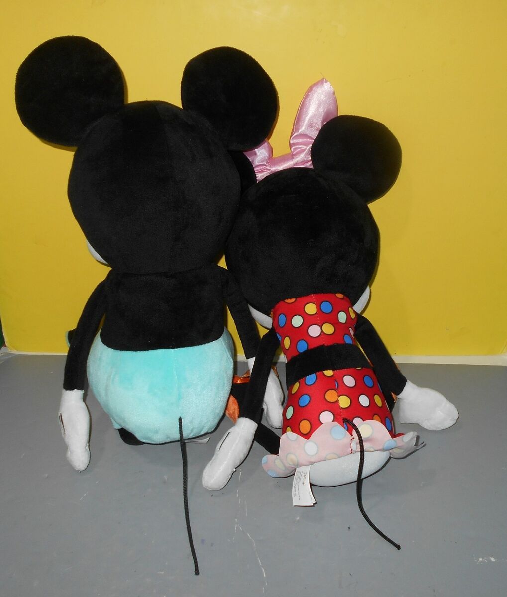 Retro Disney Mickey Minnie Mouse Sunglasses Plush Set 24 Retro Disney Mickey Minnie Mouse Sunglasses Plush Set 24