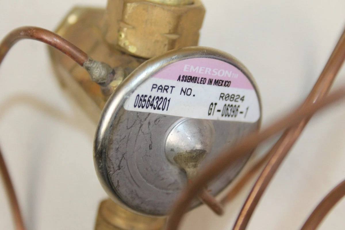Emerson Thermostatic Expansion Valve 065643201 R0824 GT-06396-1 