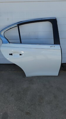2014-2024 Infiniti Q50 Right Rear Door Shell White | eBay