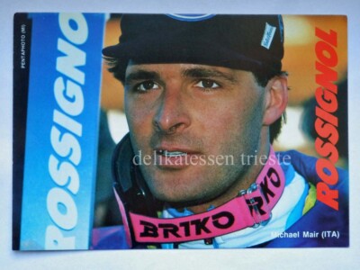 MICHAEL MAIR ski ski ROSSIGNOL BRIKO old postcard 