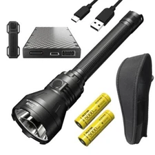 Nitecore MH40S 1500 meters Long Throw Rechargeable Flashlight 1500 Lmn w/NB10000