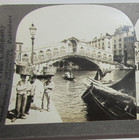 Keystone View Co. Stereoview Rialto Bridge Venice, Italy — photo 2