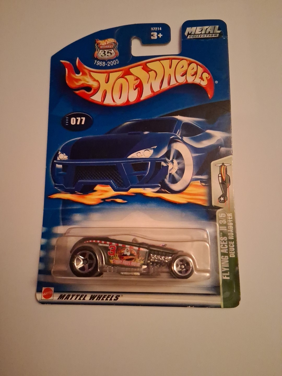 2004 Hot Wheels #120 Deuce Roadster Black Tat Rods 3/5  5SP