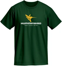 Humminbird Fishing logo funny T shirt Made In USA Size S-5XL