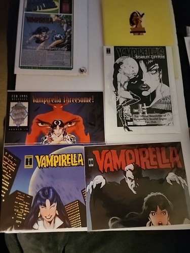 Rare Vampirella Promo Posters Etc Scarlet Legion Fan Items Plus More 🔥 