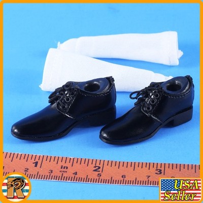MR Bean - Shoes (for balls) w/ Socks - 1/6 Scale Part - DR Toys 
