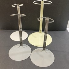 LOT of 4 Vintage Metal Doll Stands Adjustable Kaiser  Tallina
